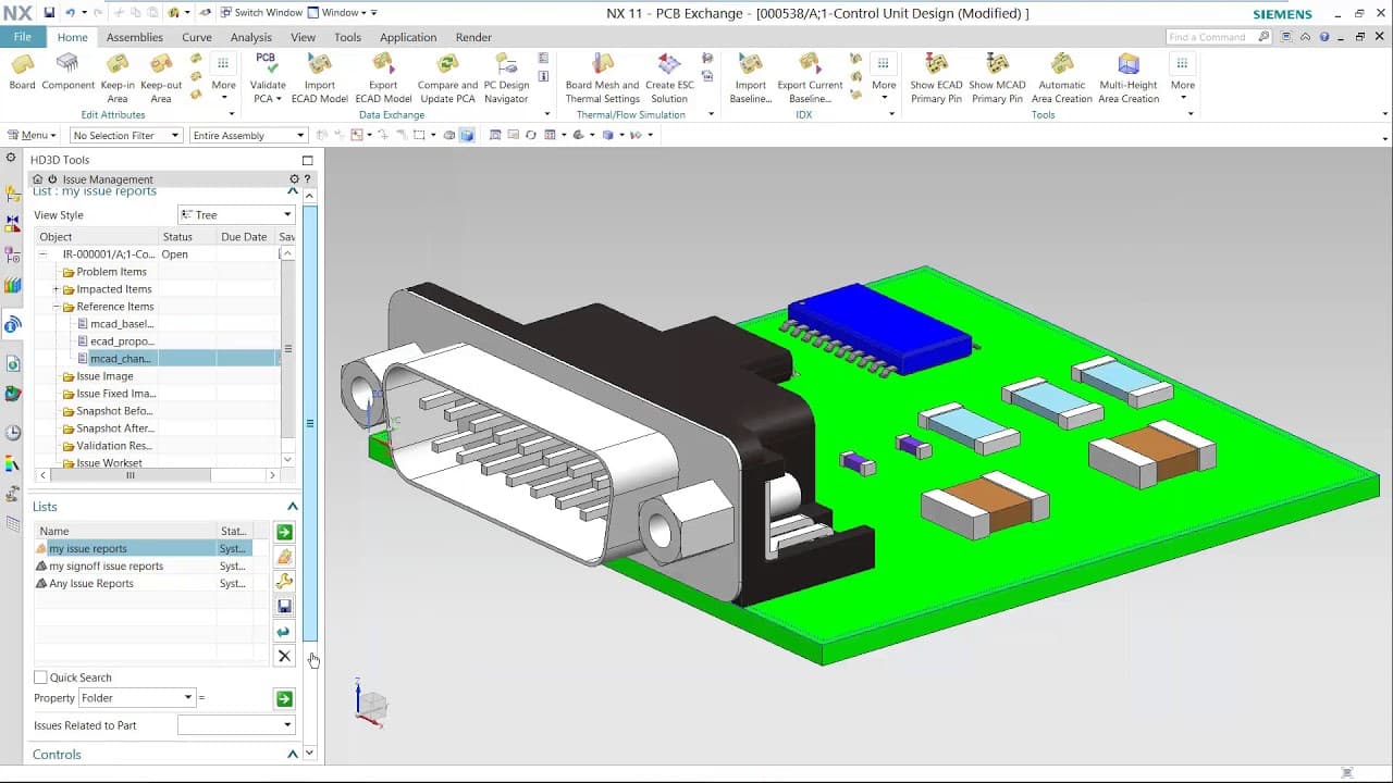 Real-time ECAD-MCAD sync