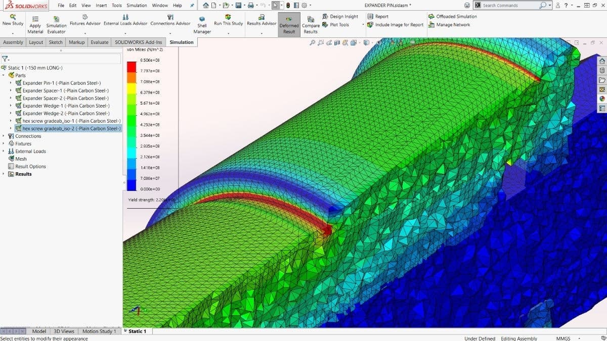 Contact & fastener modelling