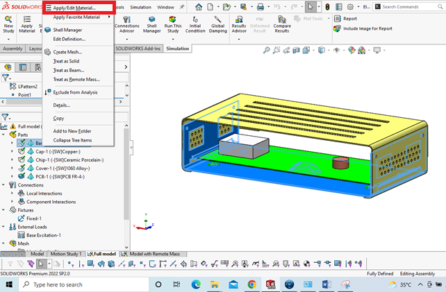 Random Vibration Analysis - P CAD CAM Customization private limited